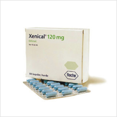 Xenical Packaging 84 caps each cap 120mg