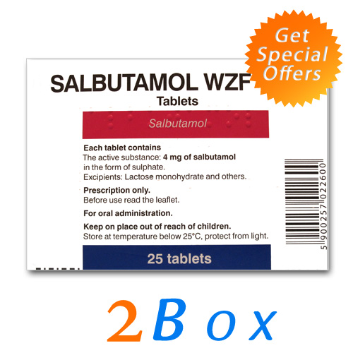 Salbutamol (CLENBUTEROL) 40 mcg (2box- 50 tabs)